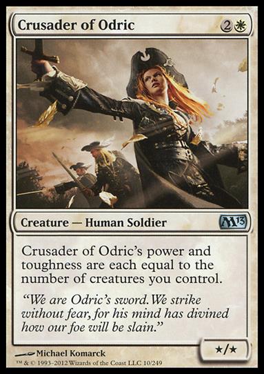 Magic the Gathering: 2013 Core Set (Base Set) card 10 Crusader of Odric