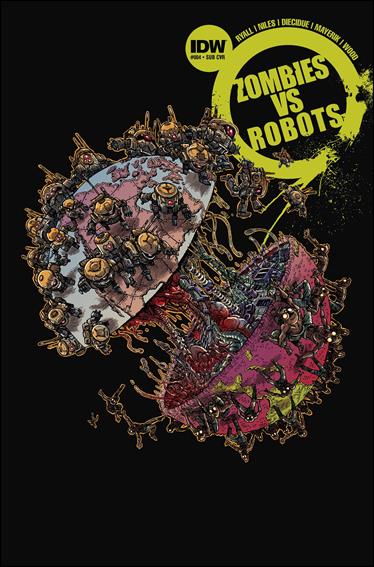 Zombies vs Robots (2015) issue 4-B James Stokoe Subscription Cover