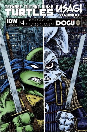 Teenage Mutant Ninja Turtles / Usagi Yojimbo: WhereWhen issue 4-B Kevin Eastman Cover