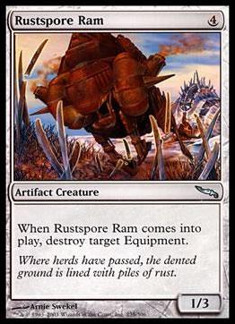 Magic the Gathering: Mirrodin (Base Set) card 235 Rustspore Ram