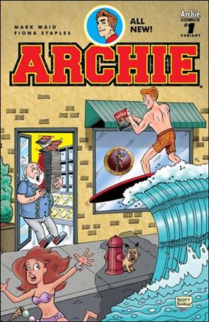 Archie (2015) issue 1-YC Scott Shaw Atlantis Fantasyworld Cover