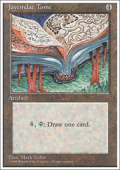 Magic the Gathering: 4th Edition (Base Set) card 331 Jayemdae Tome