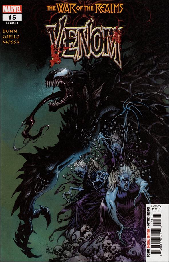 Venom (2018) issue 15-B Kyle Hotz "Symbiote" Logo Cover