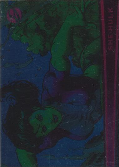 Marvel Dangerous Divas (Parallel Foil Base Set) card 18 She-Hulk