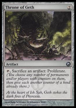 Magic the Gathering: Scars of Mirrodin (Base Set) card 211 Throne of Geth