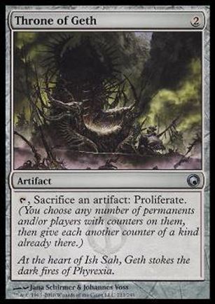 Magic the Gathering: Scars of Mirrodin (Base Set) card 211 Throne of Geth