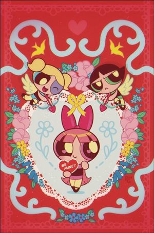 Powerpuff Girls: Valentine's Mwah Mwah Kissy Face Special issue 1-F Paulina Ganucheau Virgin 1:20 Cover