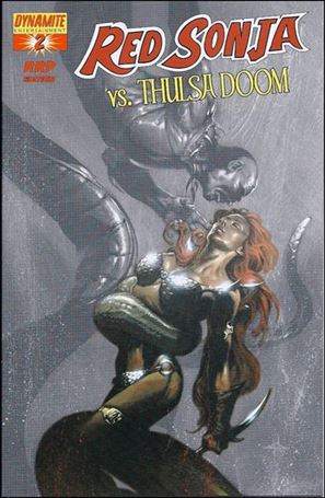 Red Sonja vs Thulsa Doom issue 2-E Gabriele Dell'Otto Partial Sketch RRP Cover