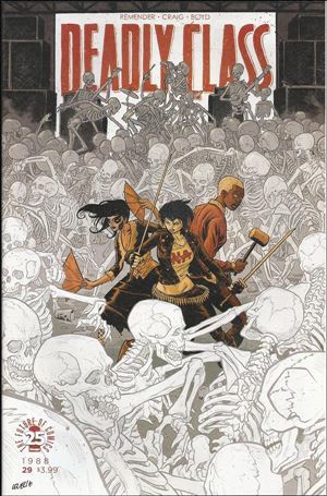 Deadly Class issue 29-B Brian Level Cover