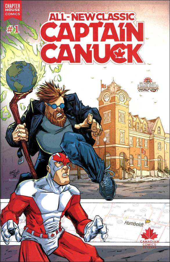 All-New Classic Captain Canuck issue 1-E Justin Schauf Humboldt Summer Sizzler Con Cover