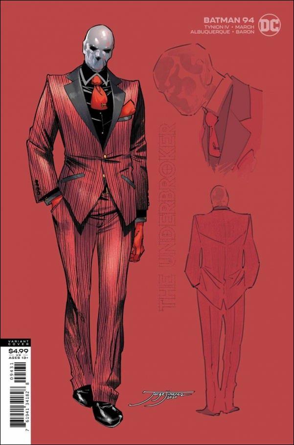 Batman (2016) issue 94-C Jorge Jimenez 1:25 Cardstock Cover