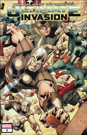 Ultimate Invasion issue 2-E Bryan Hitch 2nd Printing Cover