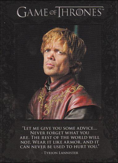 Game of Thrones: Season One (The Quotable Game of Thrones Subset) card Q2 Tyrion Lannister