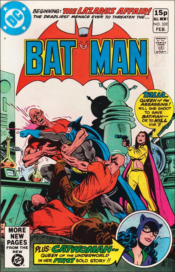 Batman (1940) issue 332-B UK Price Cover