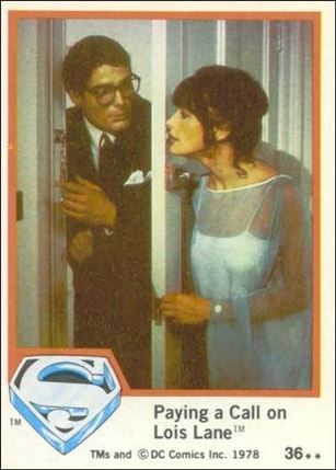 Superman (Movie) Series 1 (Base Set) card 36 Paying a Call on Lois Lane