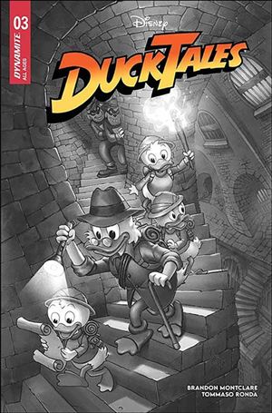 Ducktales (2024) issue 3-R Alan Quah B&W 1:7 Cover