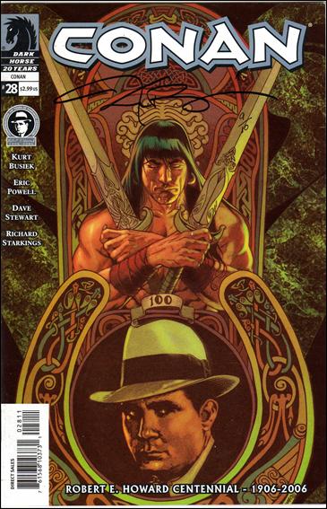 Conan (2004) issue 28-B Dynamic Forces (Signed by Kurt Busiek)  1/10
