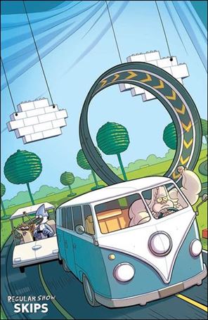 Regular Show: Skips issue 3-C Paulina Ganucheau 1:15 Virgin Cover
