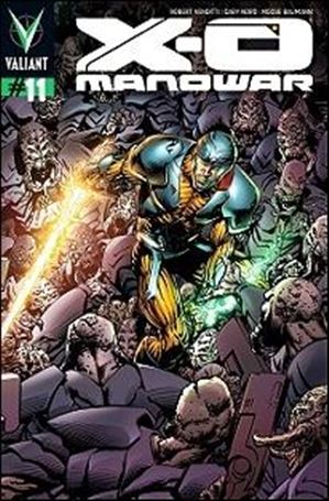 X-O Manowar (2012)  issue 11-D Bart Sears Wraparound 1:50 Cover