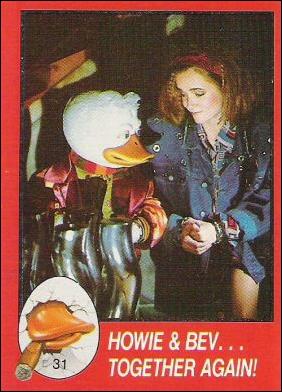Howard the Duck (Movie) (Base Set) card 31 Howie & Bev... Together Again!
