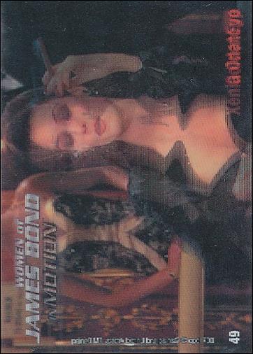 Women of James Bond in Motion (Base Set) card 49 GoldenEye - Xenia Onatopp
