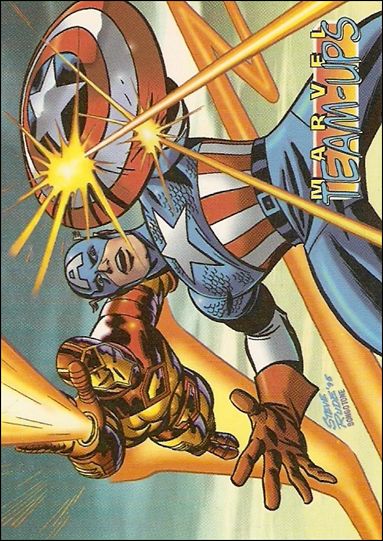 Marvel Comics (Ziploc Set) card 2 Captain America and Iron Man