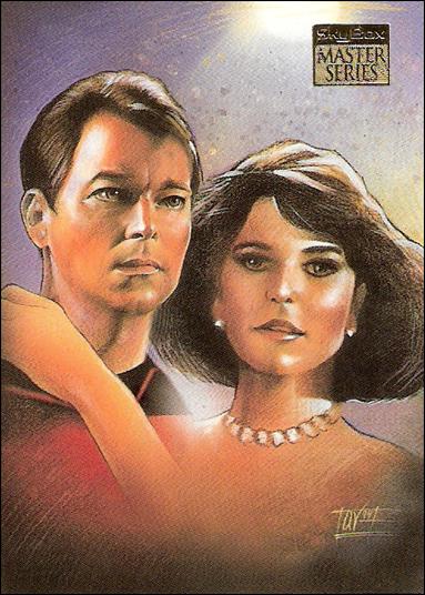 Star Trek Master Series: Series 2 (Base Set) card 37 Riker and Minuet