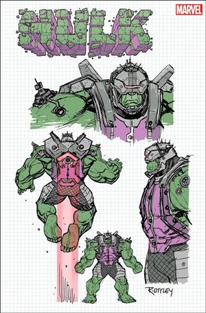 Hulk (2022) issue 1-G Ryan Ottley 1:10 Design Cover