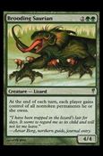 Magic the Gathering: Coldsnap (Base Set) card 106 Brooding Saurian