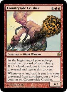 Magic the Gathering: Morningtide (Base Set) card 89 Countryside Crusher