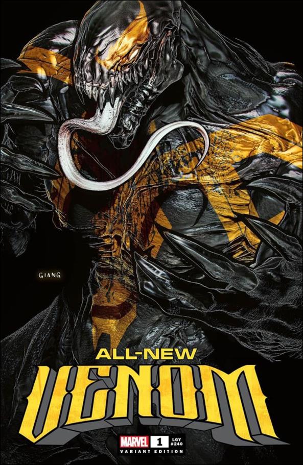 All-New Venom issue 1-N Retailer Exclusive John Giang Bleed Dress Cover