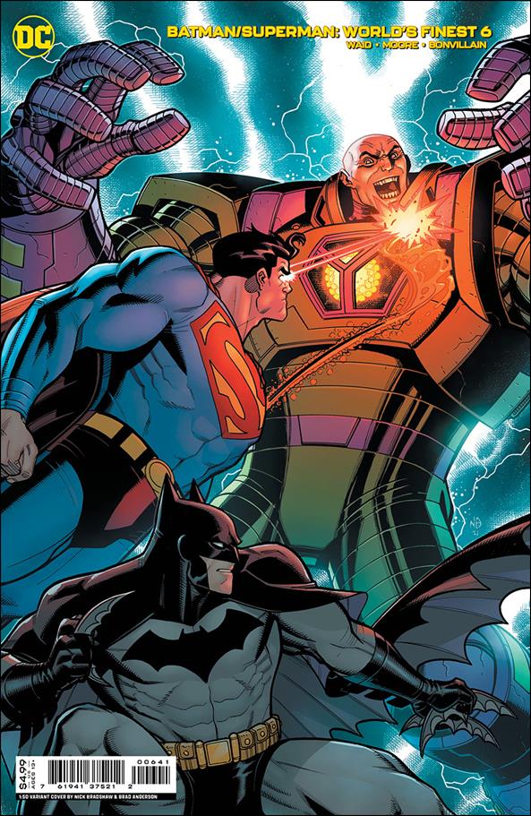Batman/Superman: World's Finest issue 6-E Nick Bradshaw 1:50 Cardstock Cover