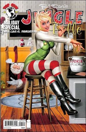 Jingle Belle: Santa Claus vs Frankenstein Cover Image 1