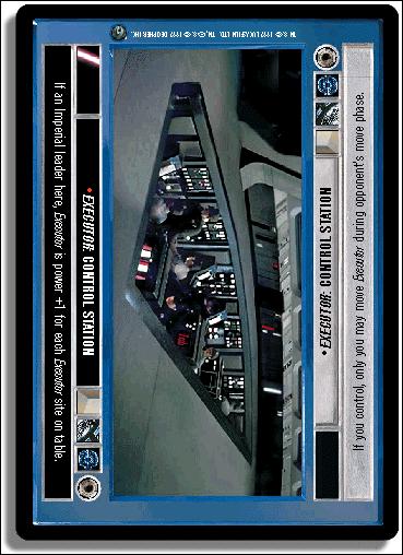 Star Wars: Dagobah Limited (Base Set) card 69 Executor: Control Station