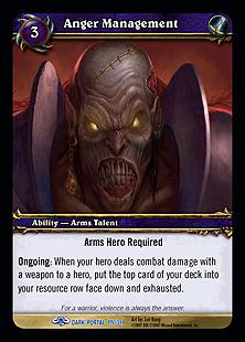 World of Warcraft: Through the Dark Portal (Base Set) card 115 Anger Management