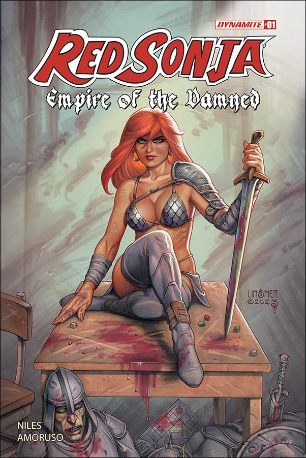 Red Sonja: Empire of the Damned issue 1-B Joseph Michael Linsner Cover