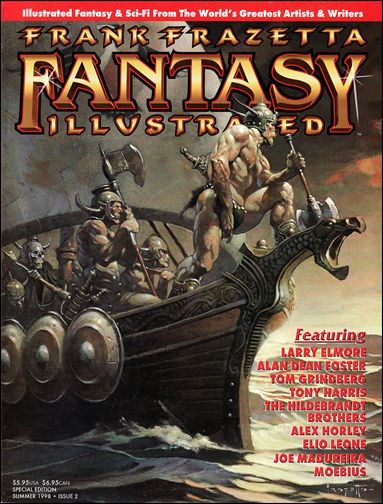 Frank Frazetta Fantasy Illustrated issue 2 Frank Frazetta Cover