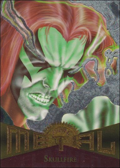 Marvel Metal (Parallel Flasher Set) card 52 Skullfire