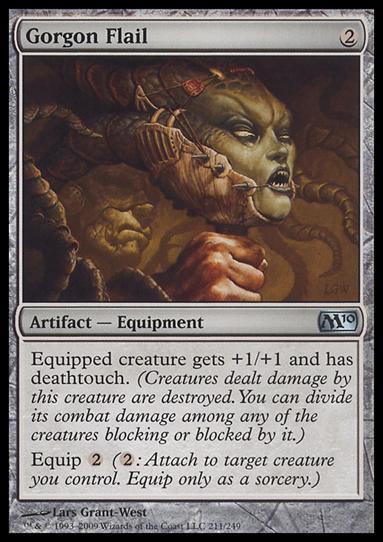 Magic the Gathering: 2010 Core Set (Base Set) card 211 Gorgon Flail
