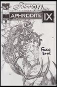 Top Cow Classics in Black and White: Aphrodite IX issue 1-C Sketch Cover Midwest COA(Signed by D. Finch) 1/166