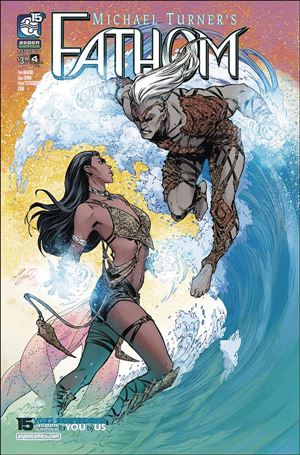 Michael Turner's Fathom (2018) issue 4 Siya Oum Standard Cover