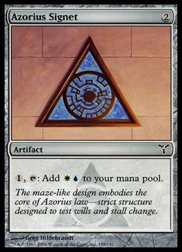 Magic the Gathering: Dissension (Base Set) card 159 Azorius Signet