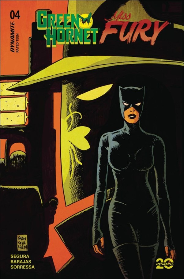 Green Hornet / Miss Fury issue 4 Francesco Francavilla Cover
