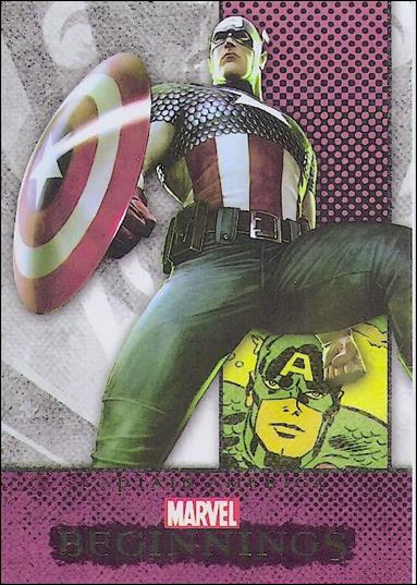 Marvel Beginnings: Series 3 (Base Set) card 378 Captain America