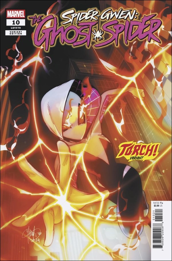 Spider-Gwen: The Ghost-Spider (2024) issue 10-C Mirka Andolfo Torch! Cover