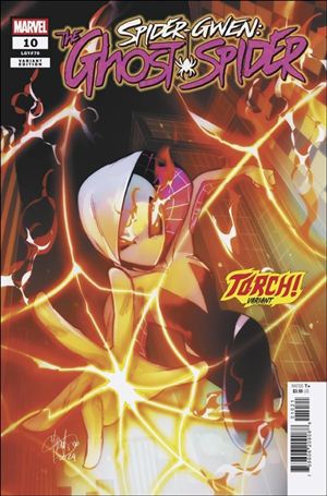 Spider-Gwen: The Ghost-Spider (2024) issue 10-C Mirka Andolfo Torch! Cover
