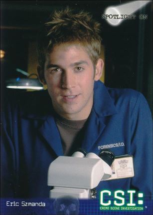 CSI: Crime Scene Investigation - Series Two (Base Set) card 60 Spotlight On Eric Szmanda