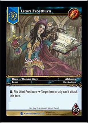 World of Warcraft: Heroes of Azeroth (Oversized Hero Subset) card 5 Litori Frostburn