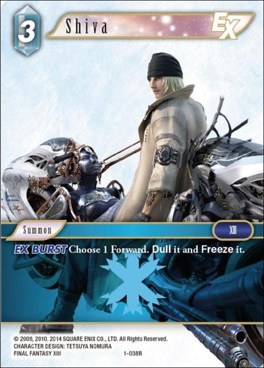 Final Fantasy Trading Card Game: Opus I (Base Set) card 038R Shiva