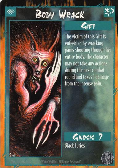 Rage Limited (Base Set) card 28 Body Wrack 